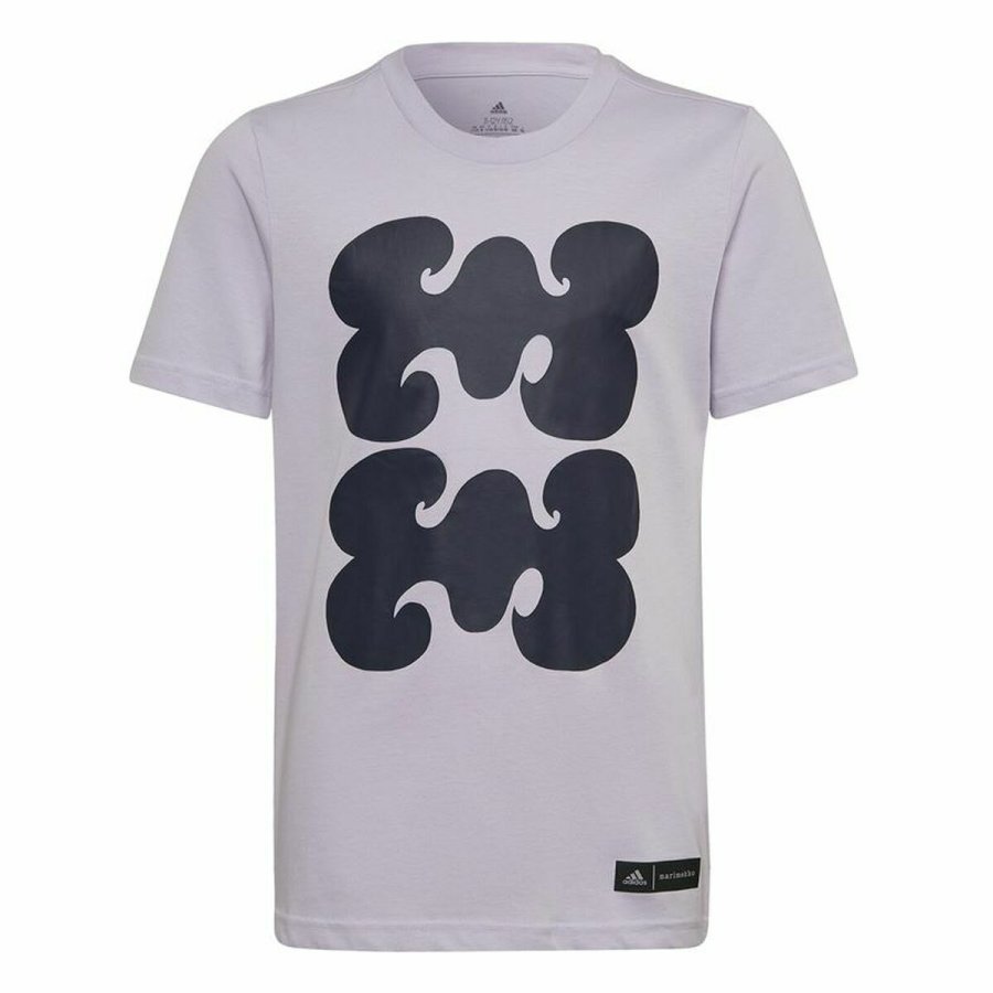 Brne Kortrmet T-shirt Adidas Marimekko Graphic Blomme #2