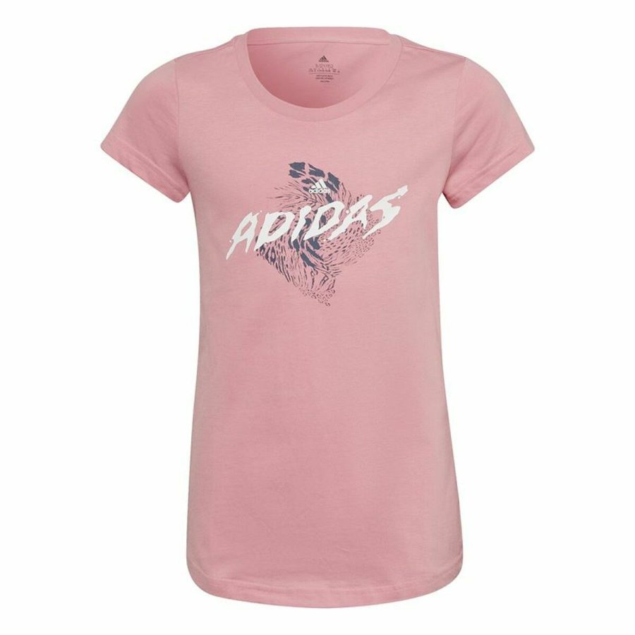 Brne Kortrmet T-shirt Adidas  Graphic  Pink #2