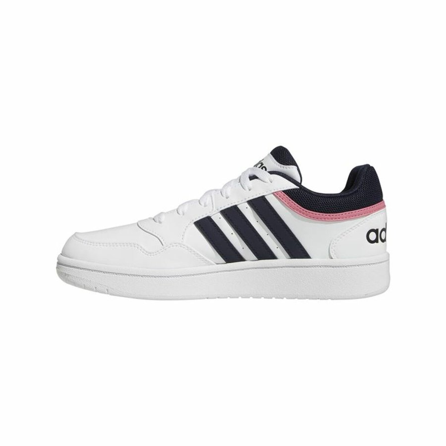 Kvinde Casual Sneakers Adidas Hoops 3.0 Low Classic Hvid #2