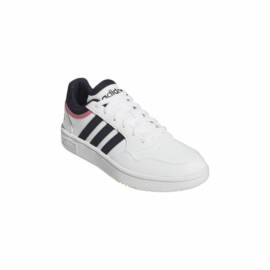 Kvinde Casual Sneakers Adidas Hoops 3.0 Low Classic Hvid #5