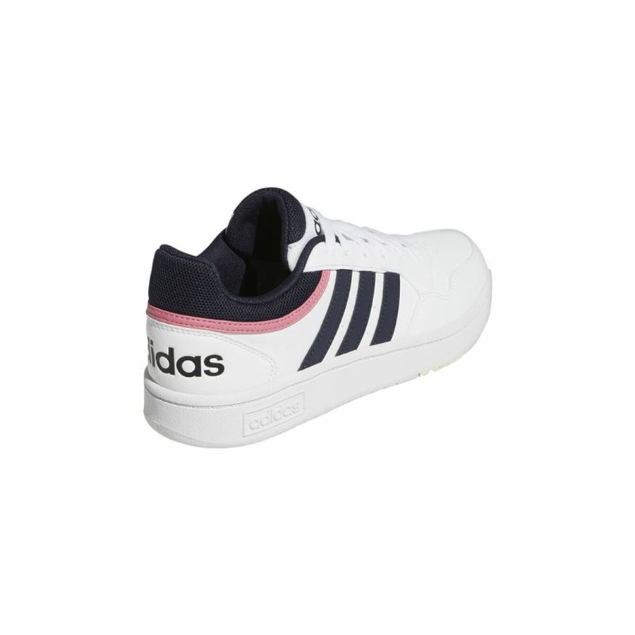 Kvinde Casual Sneakers Adidas Hoops 3.0 Low Classic Hvid #6