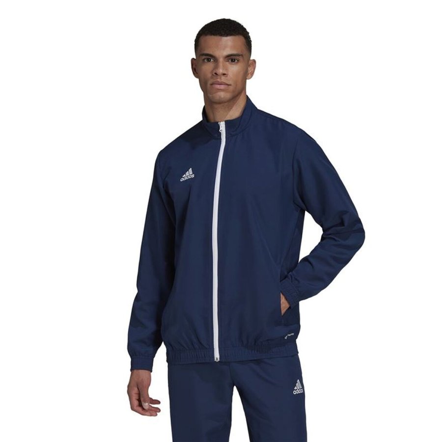 Sport Jakke til M�nd Adidas HB0571 M�rkebl� #2