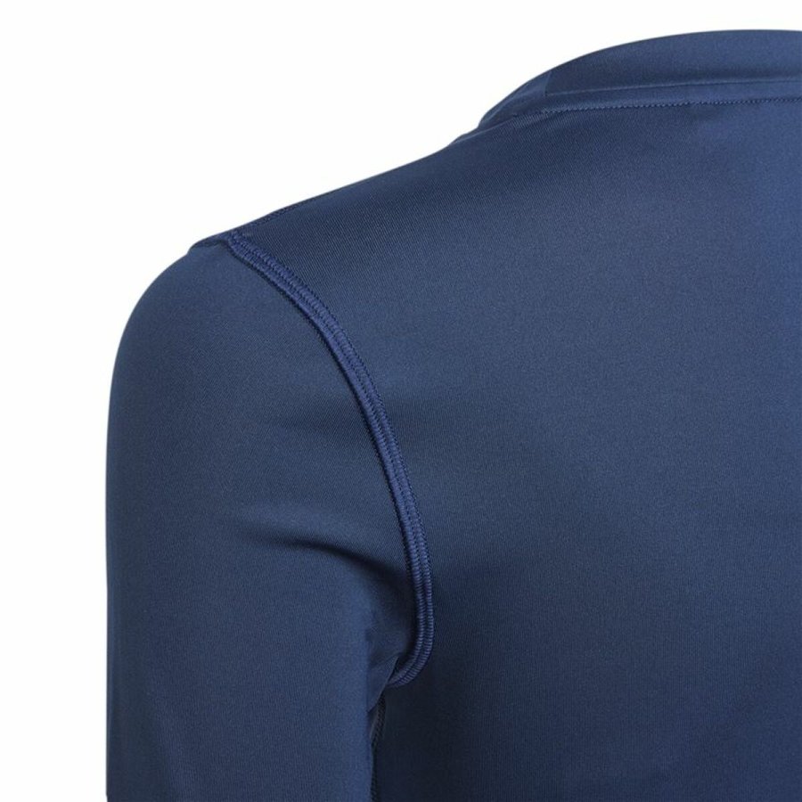 Kortrmet fodboldtrje til brn Adidas Techfit  Bl #4