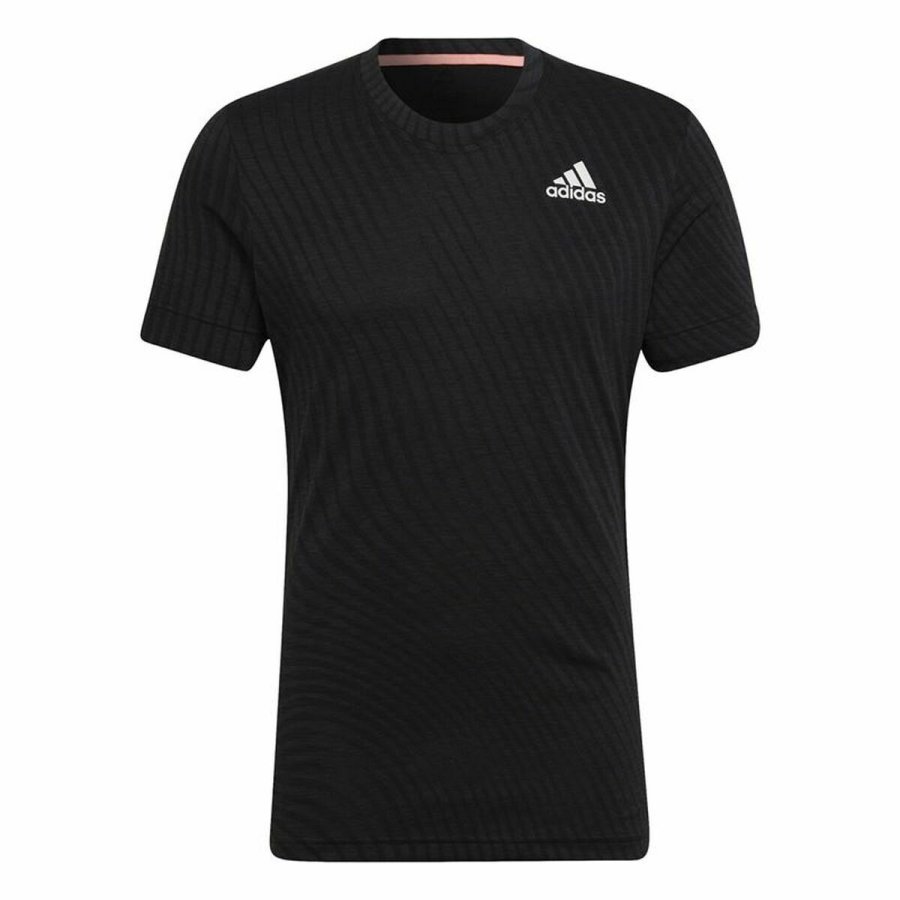 Kortrmet T-shirt til Mnd Adidas Freelift Sort #1