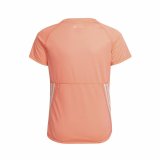 Brne Kortrmet T-shirt Adidas Aeroready Three Stripes Laksefarvet #2