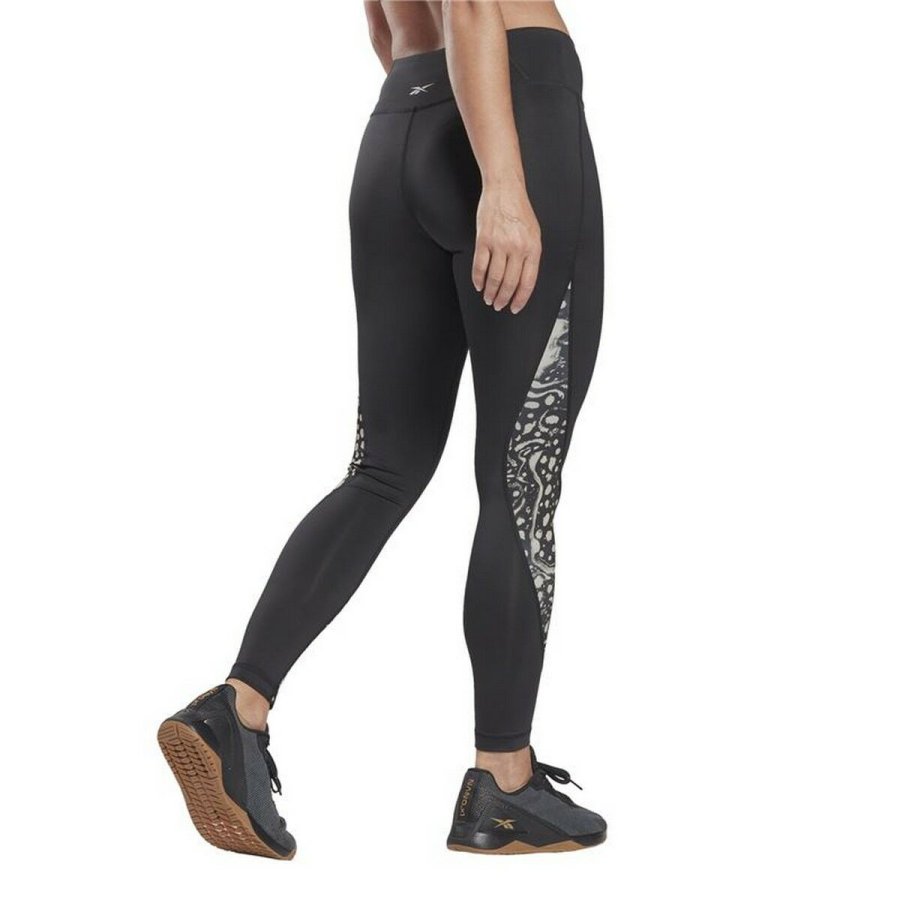 Sport leggins til kvinder Reebok Sort #3