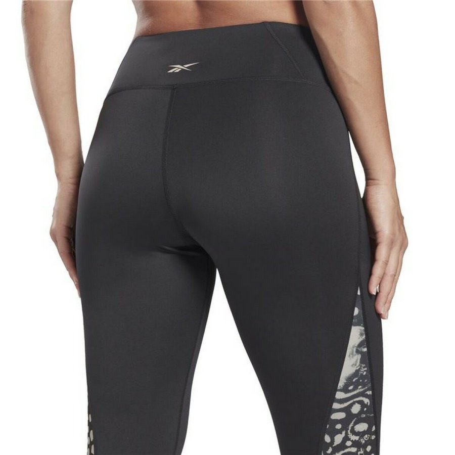 Sport leggins til kvinder Reebok Sort #5