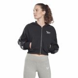 Sportsjakke til damer Reebok Tape Pack Full Zip Sort #2
