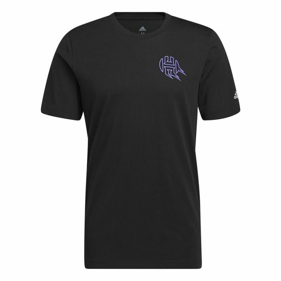 Kort�rmet T-shirt til M�nd Adidas Avatar James Harden Graphic Sort #1