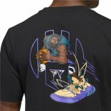 Kort�rmet T-shirt til M�nd Adidas Avatar James Harden Graphic Sort #5