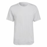 Kort�rmet T-shirt til M�nd Adidas D4R Hvid #2