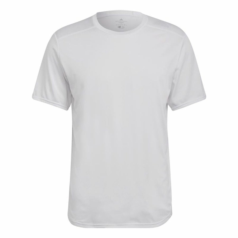 Kort�rmet T-shirt til M�nd Adidas D4R Hvid #2