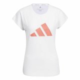 Kort�rmet T-shirt til Kvinder Adidas Training 3B Hvid #1