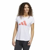 Kort�rmet T-shirt til Kvinder Adidas Training 3B Hvid #2