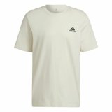 Kortrmet T-shirt til Mnd Adidas Essentials Feelcomfy Hvid #1
