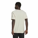 Kortrmet T-shirt til Mnd Adidas Essentials Feelcomfy Hvid #3