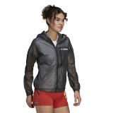 Sportsjakke til damer Adidas Agr Rain J Sort #5