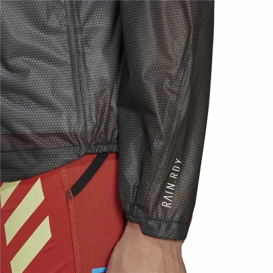 Sportsjakke til damer Adidas Agr Rain J Sort #7