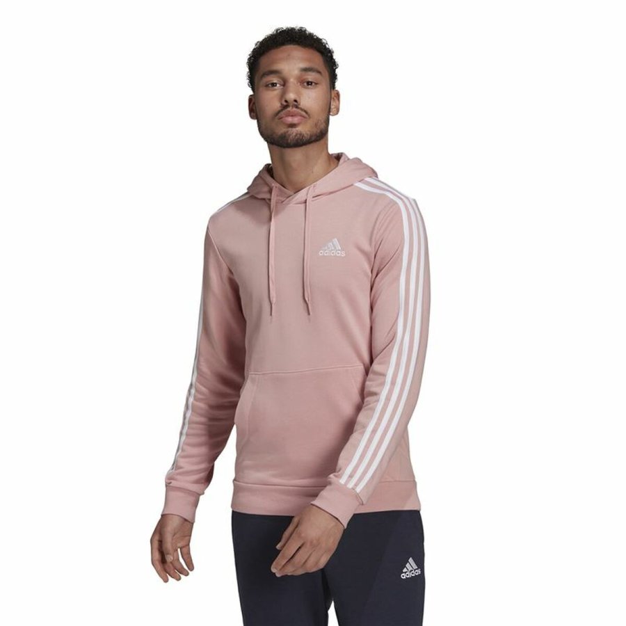 Httetrje til Mnd Adidas Essentials Wonder Mauve 3 Stripes Pink #2