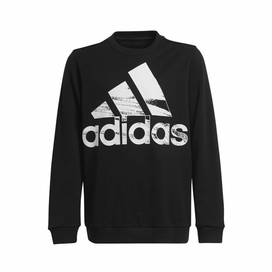 Sweaters uden Htte til Brn Adidas Sweat Logo Sort #1