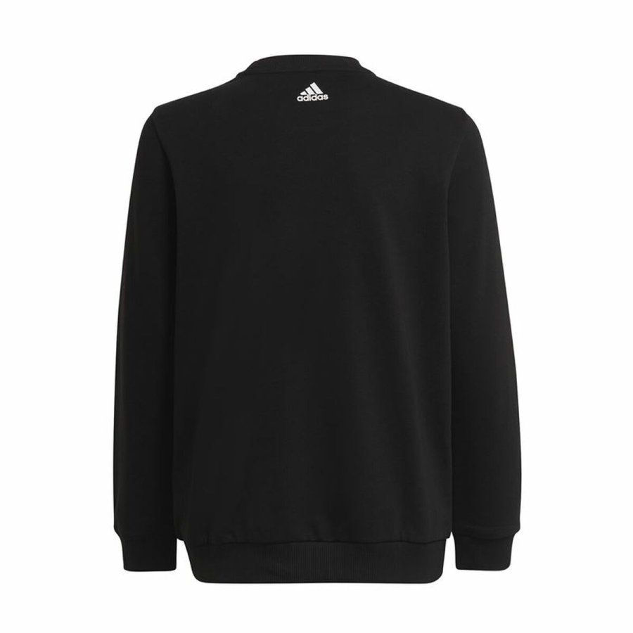 Sweaters uden Htte til Brn Adidas Sweat Logo Sort #2