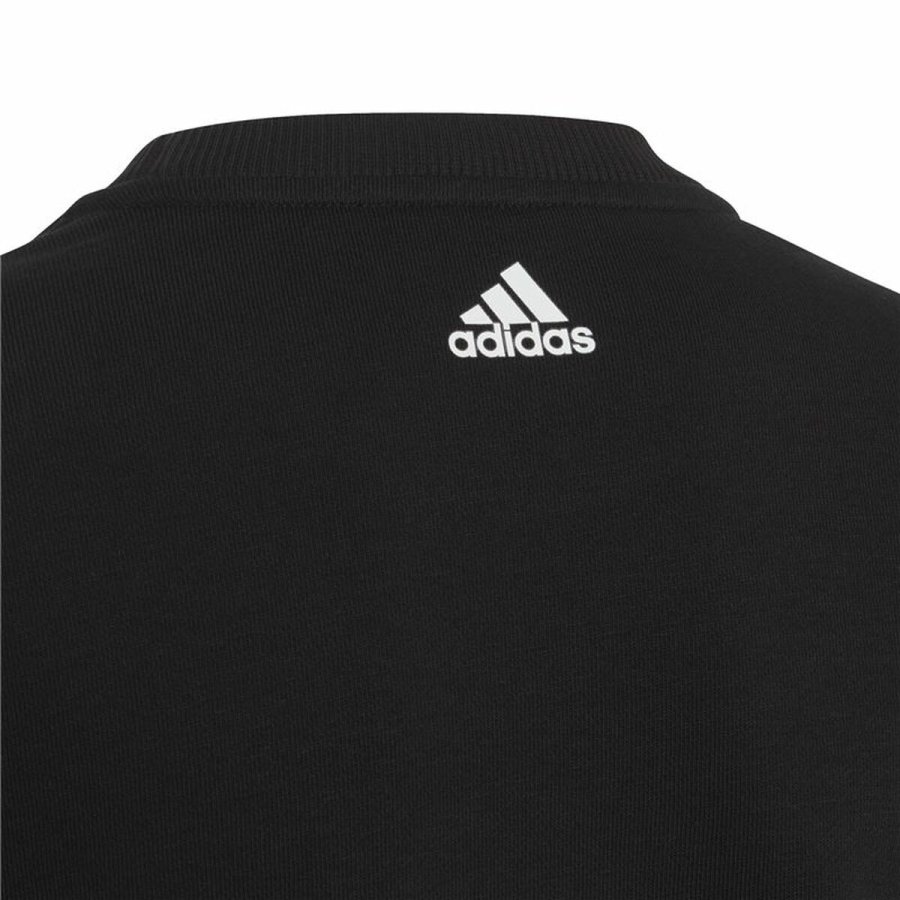 Sweaters uden Htte til Brn Adidas Sweat Logo Sort #3