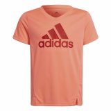 Brne Kortrmet T-shirt Adidas Designed to Move Laksefarvet #1
