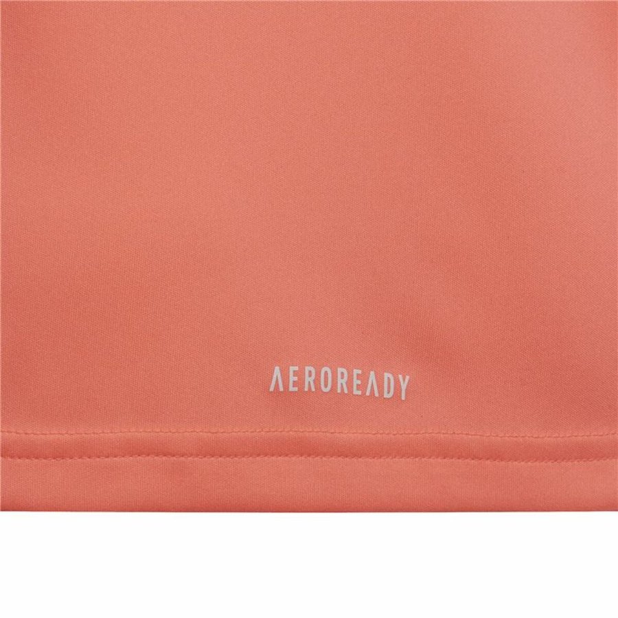 Brne Kortrmet T-shirt Adidas Designed to Move Laksefarvet #3