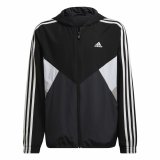 Sportsjakke til brn Adidas Coupe-Vent Colorblock Sort #1
