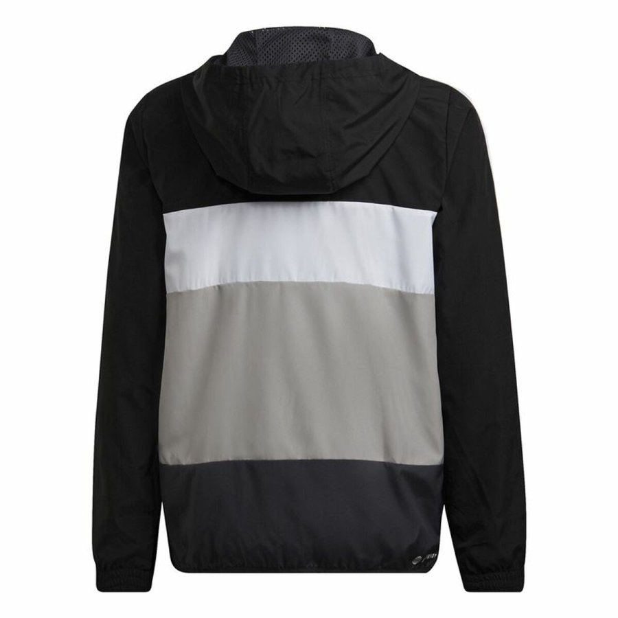 Sportsjakke til brn Adidas Coupe-Vent Colorblock Sort #5