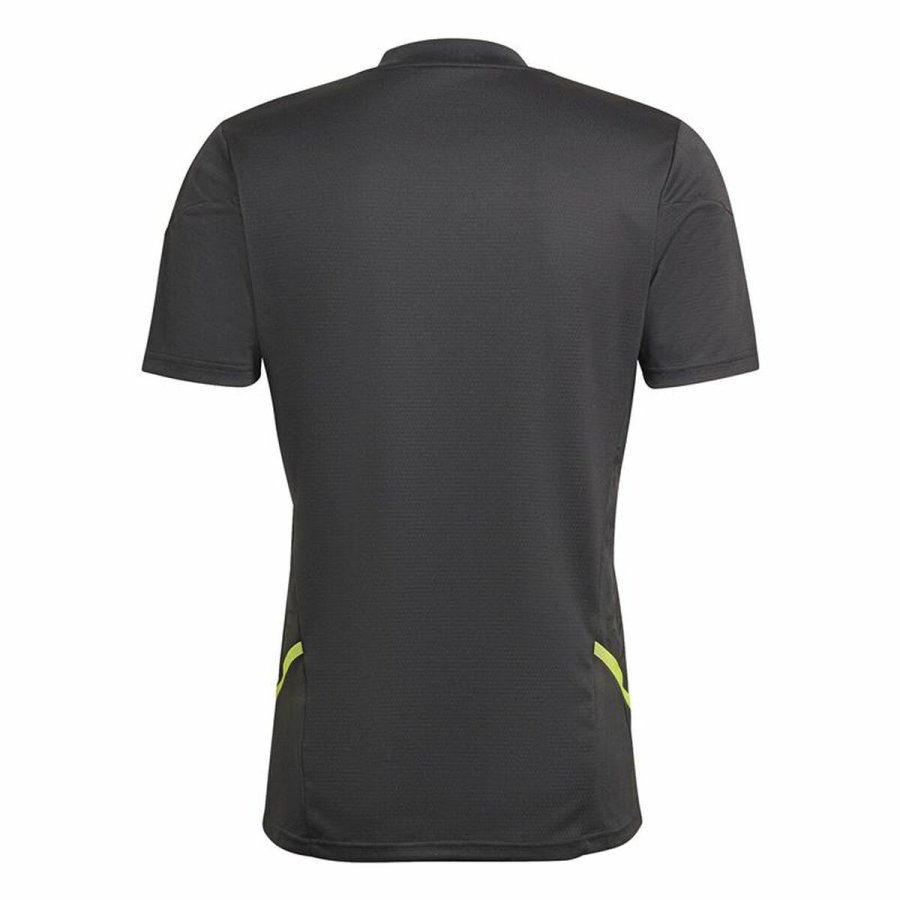 Kortrmet fodboldtrje til mnd Adidas Con22 Sort #2
