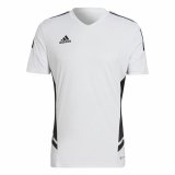 Kortrmet fodboldtrje til mnd Adidas Con22 Hvid #1