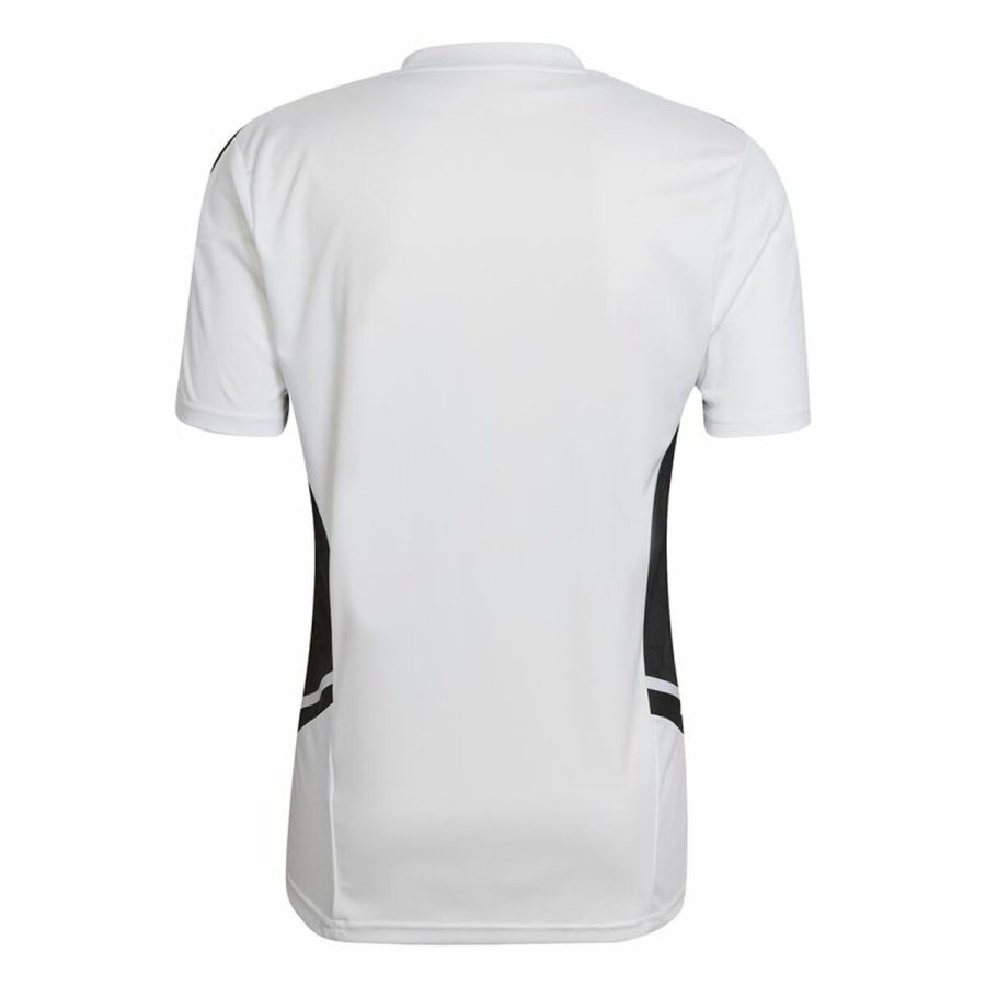Kortrmet fodboldtrje til mnd Adidas Con22 Hvid #2