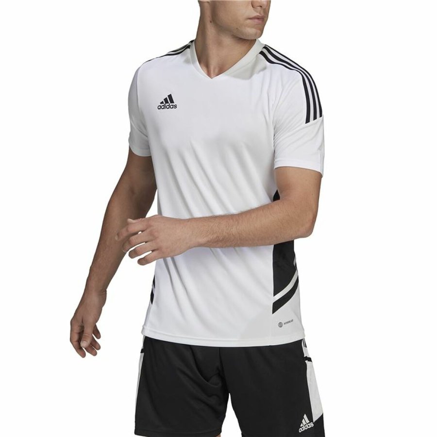 Kortrmet fodboldtrje til mnd Adidas Con22 Hvid #5