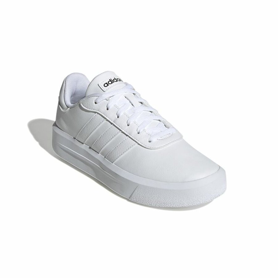 Sportssneakers til damer Adidas Court Platform Hvid #5