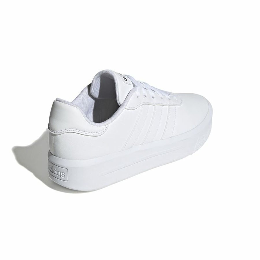 Sportssneakers til damer Adidas Court Platform Hvid #6