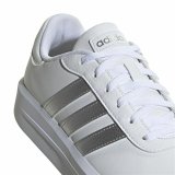 Kvinde Casual Sneakers Adidas Court Platform Hvid #7