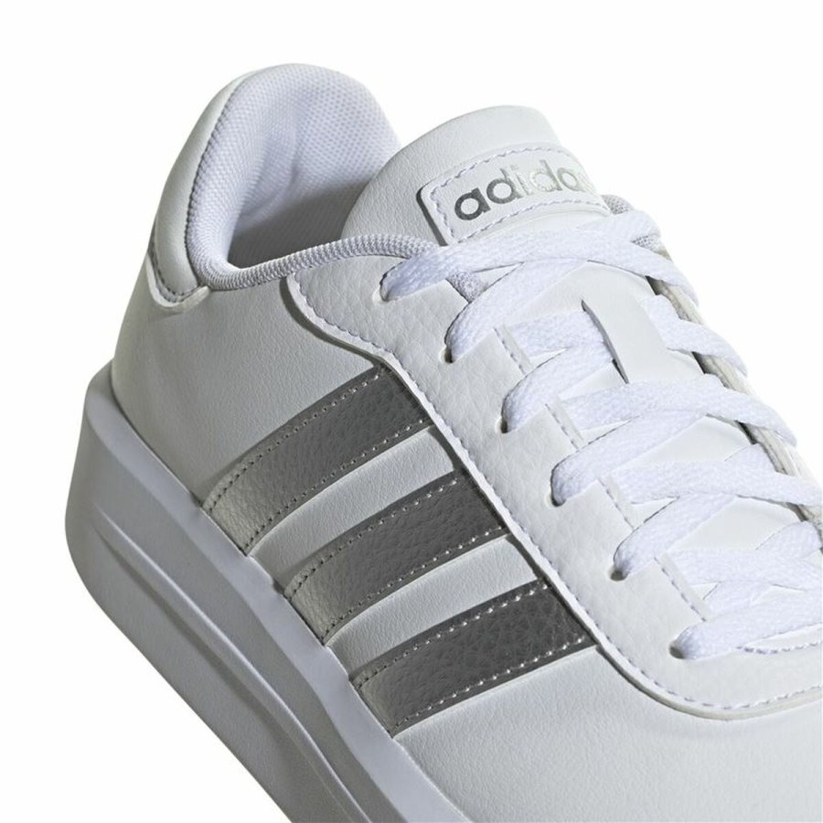 Kvinde Casual Sneakers Adidas Court Platform Hvid #7