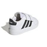 Sportssko til baby Adidas Grand Court 2.0 Hvid #6