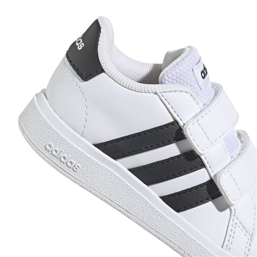Sportssko til baby Adidas Grand Court 2.0 Hvid #7