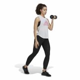 T-shirt til Damer uden rmer Adidas AEROREADY Racerback  Hvid #1