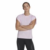 Kort�rmet T-shirt til Kvinder Adidas  trainning Floral  Syren #6