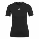 Kortrmet T-shirt til Kvinder Adidas Techfit Sort #1