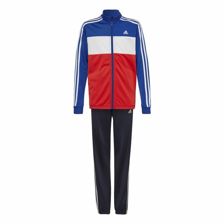 Trningsdragt til brn Adidas Essentials Rd Bl #1