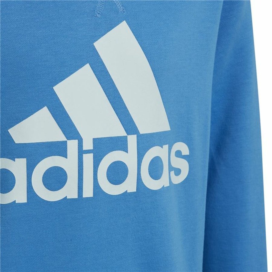 Sweatshirt uden h�tte til piger Adidas Essentials Bl� #3
