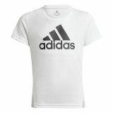 Brne Kortrmet T-shirt Adidas Designed To Move Hvid #6
