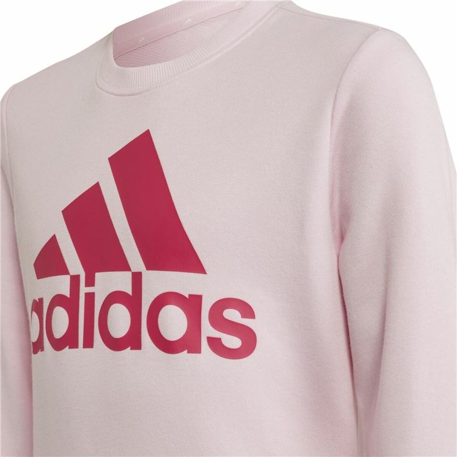 Sweatshirt uden h�tte til piger Adidas Essentials Lyser�d #4