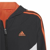 Sportsjakke til brn Adidas Colorblock Sort #4