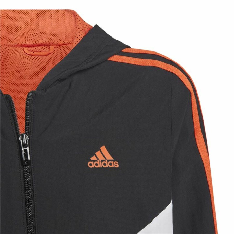 Sportsjakke til brn Adidas Colorblock Sort #4