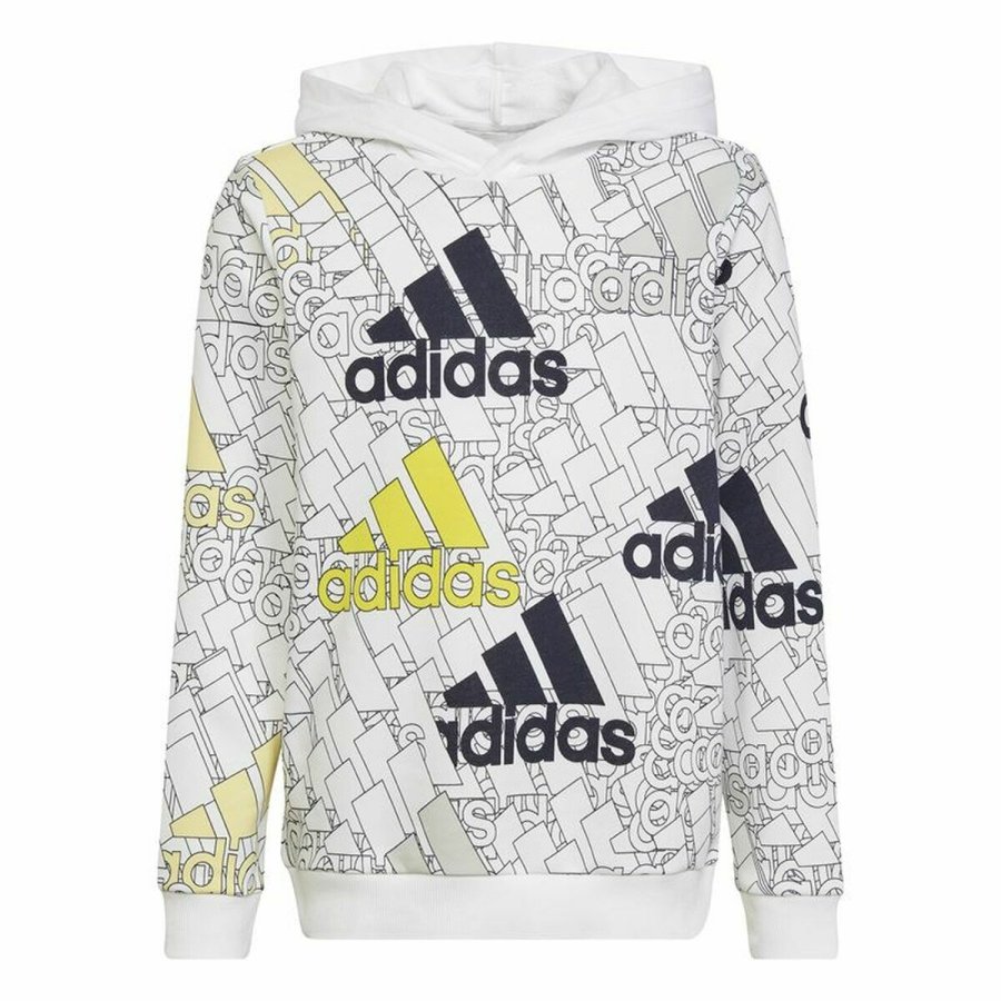 Unisex H�ttetr�je Adidas Brand Love Hvid #1